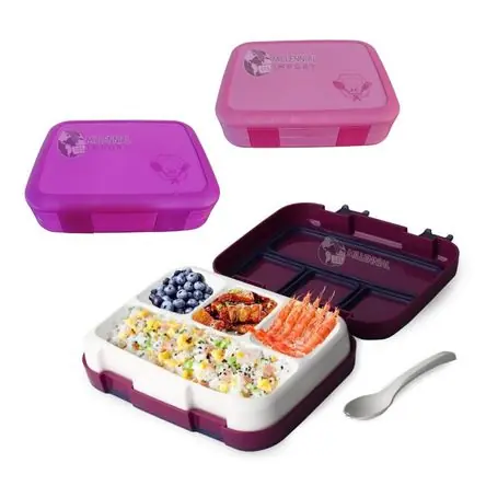 Offerta Speciale Taper Lonchera a Prueba de Fugas Tipo Bentgo Apta para Microondas Sin BPA Color Niñas - Taper Lonchera a Prueba de Fugas Bentgo Apta para Microondas Sin BPA Color Niñas