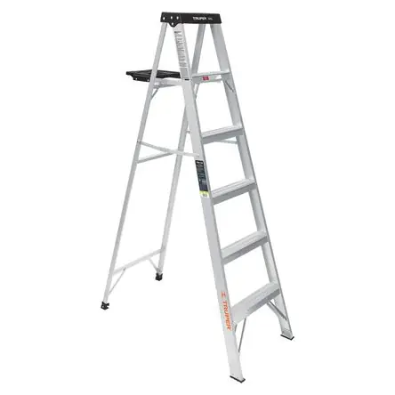 Popolare Escalera de Tijera 5 Escalones 150 Kg Tipo III Truper 16743
