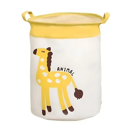 Cesto De Ropa Para Dormitorio Lavandería Diseño De Animales Jirafa 647JF02 Occasione
