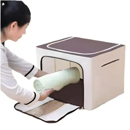 Vendita Finale Cesta Organizador Multiuso Plegable Para Sábanas Lugo Beige  235BE02