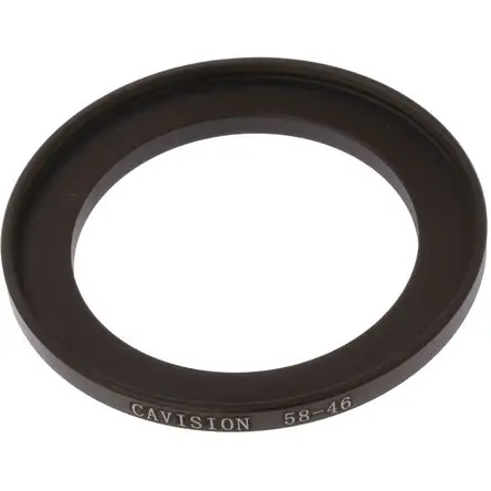 Anillo Adaptador Cavision de 46 a 58mm - Permite Filtros de 58mm en Lentes de 46mm, Fabricado en Alu Di Marca