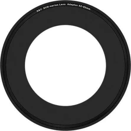 Anillo Adaptador H&Y Filters Evo-Series 52-82mm de Aluminio para Filtros de 82mm, Ideal para Video y Saldi