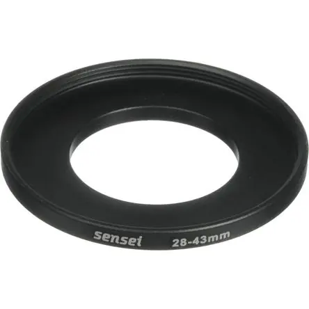 Promo Stagionale Anillo Adaptador de Aluminio Sensei 28-43mm - Usa Filtros de 43mm en Lentes de 28mm, Aluminio Anodiz
