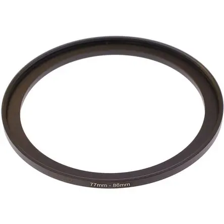 Anillo Adaptador Cavision de 77 a 86mm - Permite Filtros de 86mm en Lentes de 77mm, Fabricado en Alu Moderno