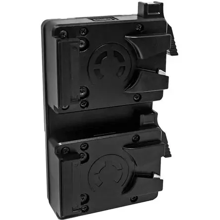 Autentico Adaptador de Batería Compacto Hot-Swap Dual V-Mount para Cámara o Equipo con Salida D-Tap No Regulad