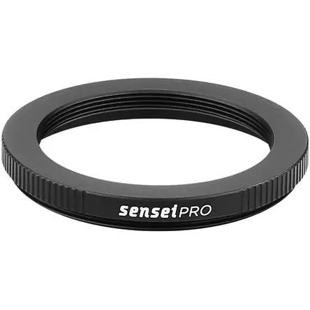 Nuovo Arrivo Anillo Reductor de Aluminio Sensei PRO 46-37mm - Compatible con Filtros de 37mm, Acabado Negro Mate,