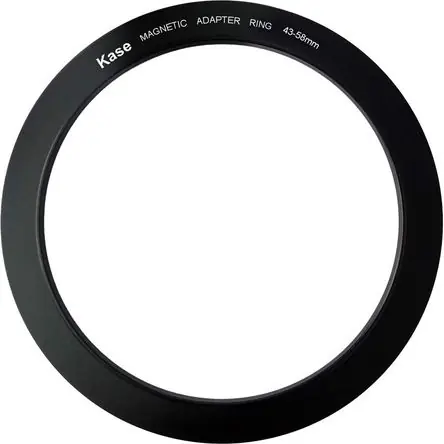 Garanzia Inclusa Anillo de Adaptador Magnético Kase para Filtros Magnéticos Wolverine (de 43 a 58mm) - Rosca para Fil