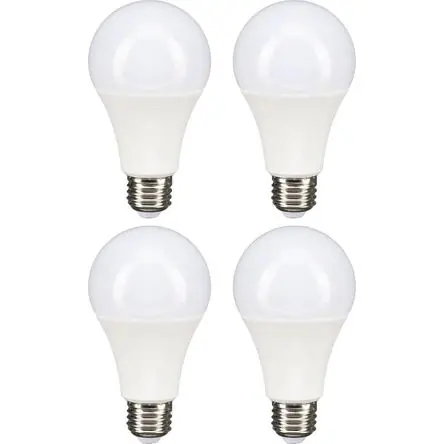 ALZO 15W Bombilla LED Regulable de Espectro Completo (Paquete de 4) - Equivalente a 140W Incandescen Alta Qualità