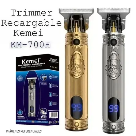 Trimmer Kemei Recargable KM 700H. Must-Have