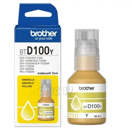 Promo Stagionale Tinta Brother BTD100Y Amarillo DCP-T230 430W 436W