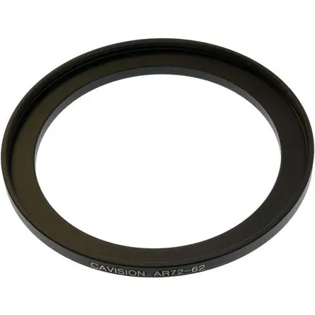 Offerta Limitata Anillo Adaptador Cavision de 62 a 72mm - Permite Filtros de 72mm en Lentes de 62mm, Fabricado en Alu