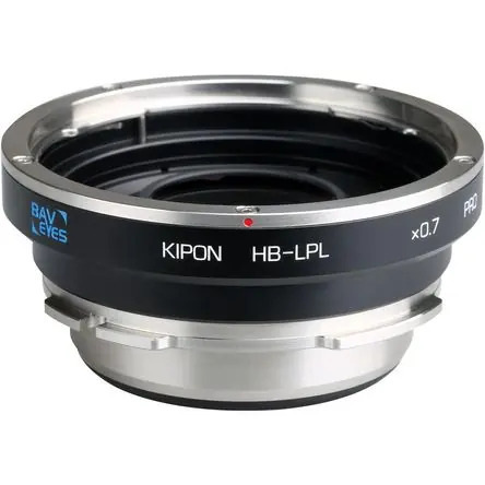 Adaptador Óptico KIPON/Speedbooster para Lente Hasselblad V a Montura LPL (0.7x) - Reducción de Imag Ordine In Blocco