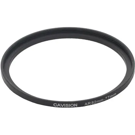Anillo Adaptador Cavision de 77 a 82mm - Construcción de Aluminio Anodizado, Profundidad de 6mm, Diá Lusso