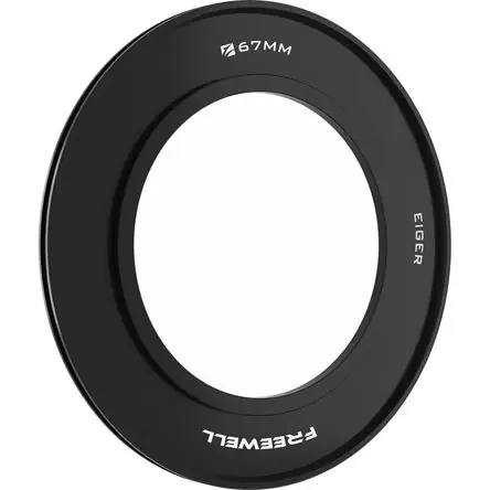 Anillo Adaptador Freewell para Sistema de Filtros Eiger Matte Box (67mm) - Solo Compatible con Eiger Soddisfatti O Rimborsati