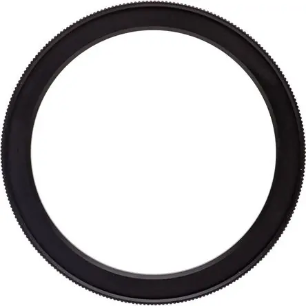 Promozione Anillo Adaptador Benro 67-82mm: Filtro Mayor en Lente Menor, Aluminio, Acabado Negro Mate, Laterales