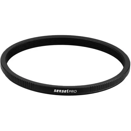 Anillo Reductor de Aluminio Sensei PRO 82-77mm - Compatible con Filtros de 77mm, Acabado Negro Mate, Nuova Collezione