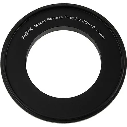 Offerta Anillo Inverso Macro FotodioX para Canon RF (77mm) - Montaje de Lente en Inverso, Construcción de Al