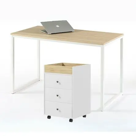 Must-Have Combo Summer Escritorio Duna + Cajonera Blanca Coricha Home