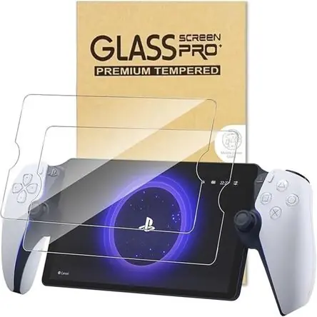 Super Prezzo Protector Pantalla Mica Vidrio Templado Para Playstation 5 PS5 Portal ( Pack 2 unid.)