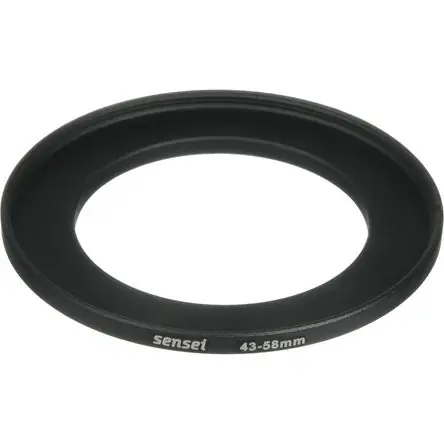 Anillo Adaptador de Aluminio Sensei 43-58mm - Usa Filtros de 58mm en Lentes de 43mm, Aluminio Anodiz Di Tendenza