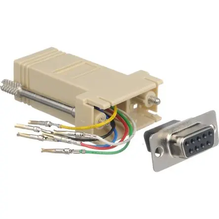 Spedito Oggi Adaptador Smart-AVI DB9M-RJ12F RS-232 Macho a RJ-12 Hembra