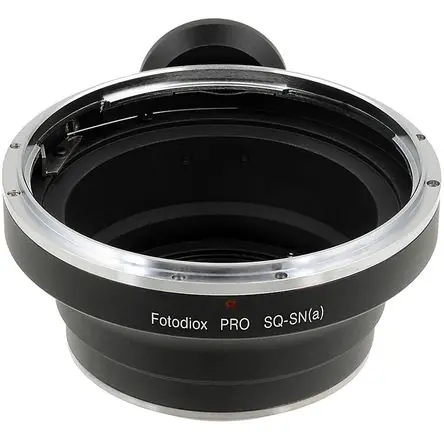 Adaptador de Montura de Lente FotodioX Pro para Lente Bronica SQ a Cámara Sony A - Soporta Enfoque a Ultima Occasione
