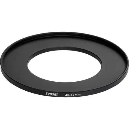 Moderno Anillo Adaptador de Aluminio Sensei 46-72mm - Usa Filtros de 72mm en Lentes de 46mm, Resistente a la