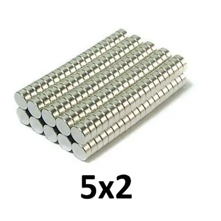 Iman De Neodimio Modelo Disco 05mmx2mm Pack 50 unds Ultime Pezzi