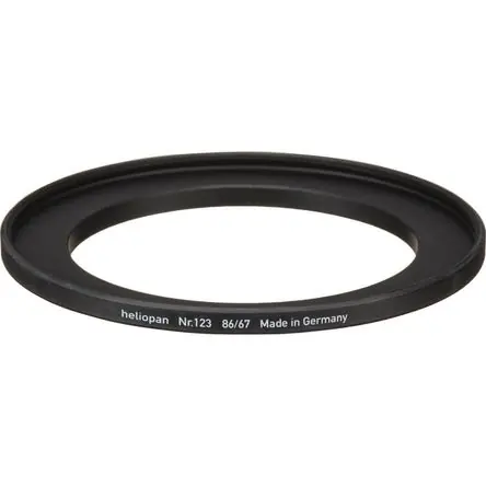 Garanzia Inclusa Anillo Adaptador Heliopan 67-86mm (#123) - Usa Filtros de 86mm en Lentes de 67mm, Anillo de Latón pa