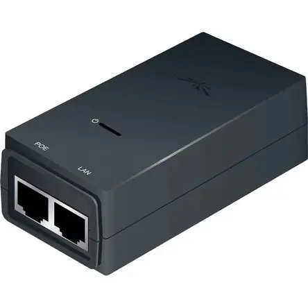 Adaptador PoE de 24V para Dispositivos Ubiquiti Networks con Puerto LAN Gigabit - 12W de Potencia Novità