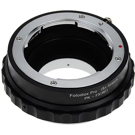 Adaptador FotodioX de Lente Pentax K a Montura FUJIFILM X-Mount DLX con Helicoide de Enfoque Integra Autentico