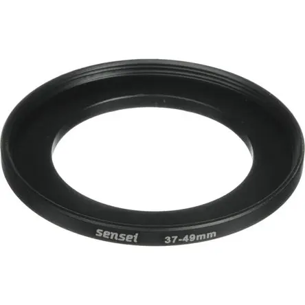 Anillo Adaptador de Aluminio Sensei 37-49mm - Usa Filtros de 49mm en Lentes de 37mm, Aluminio Anodiz Lusso