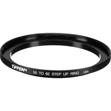 Anillo Adaptador Tiffen 55-62mm: Usa Filtros de 62mm en Lentes de 55mm, Fabricado en Aleación de Alu Saldi