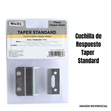 Bestseller Cuchilla de Repuesto Wahl 1 mm - 3.5 mm Taper Standard