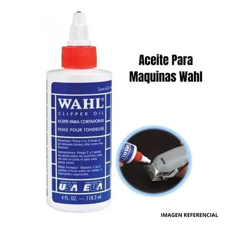 Ultime Pezzi Aceite Wahl para maquina de cortar cabello