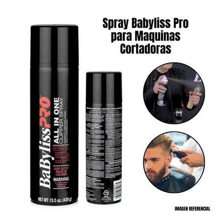 Spray Babyliss Pro para Maquinas Cortadoras de Cabello Occasione Imperdibile