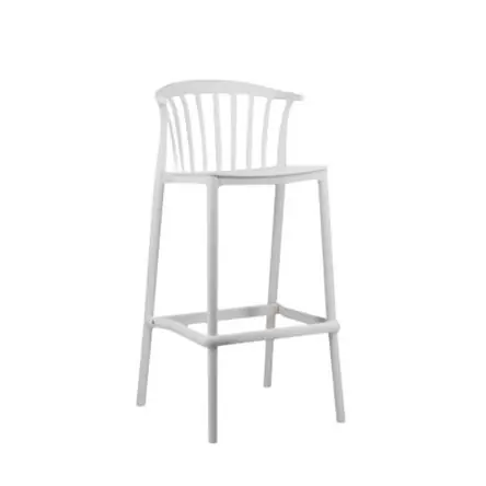 Silla Alta de Bar Vima Blanco Offerta Speciale
