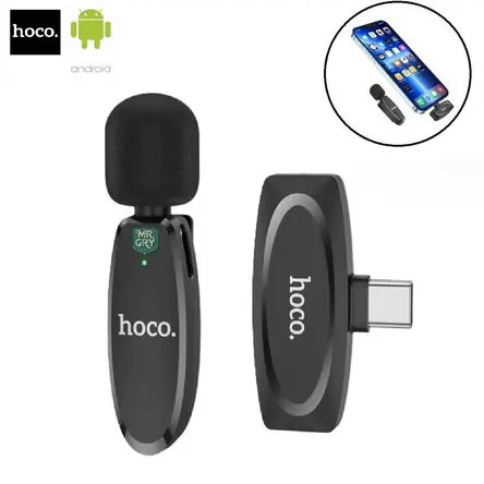 Micrófono Hoco L15 inalámbrico Tipo C Reducción de Ruido Sconto
