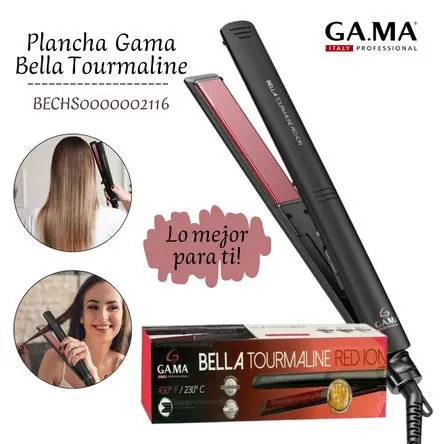 Non Perdere Plancha Alisadora Gama Bella Tourmaline Red Ion On -Off