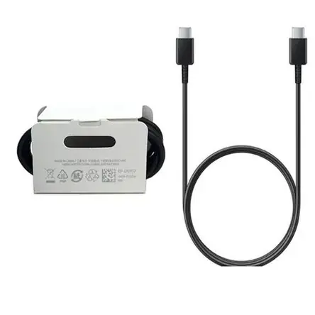 Di Marca Cable Samsung Tipo C-C SuperCharge Note 10, S20, S21 Note 20 Ultra Negro