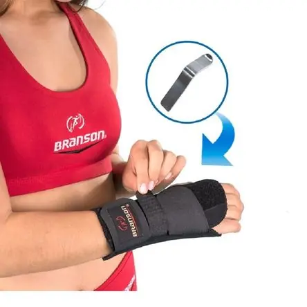 Muñequera Bilateral Branson Negro Talla S Sconto