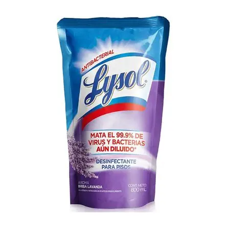 Desinfectante Lysol Lavanda 800ml Desinfectante de Cloruro de Benzalconio para Baño Di Tendenza