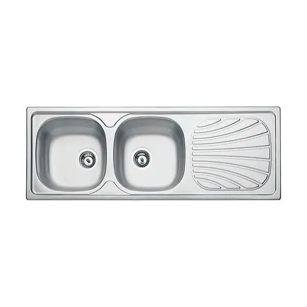 Lavadero inox. 123x43.5cm Tramontina Quantità Limitata