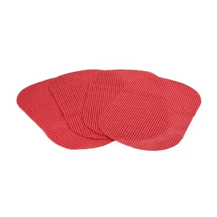 Miglior Prezzo Set x 4 individuales Rojos Orange