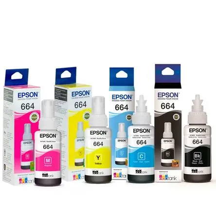 Artigianale Pack de 4 Tintas Epson 664 Black Yellow Cyan y Magenta