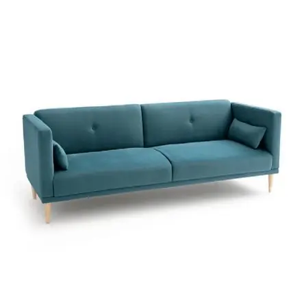 Spedizione Espresso Sofá Iann 3 Cuerpos Azul
