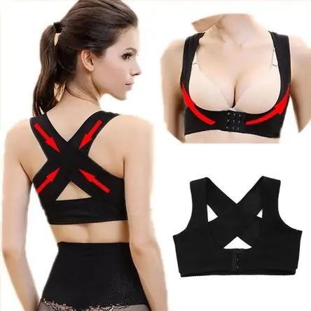Autentico Corrector Postura Levanta Busto Mujer Soporte Espalda Talla M