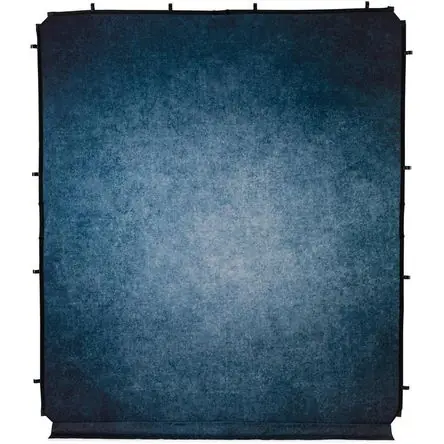 Cubierta de Fondo Manfrotto EzyFrame Vintage (6.5 x 7.5', Tinta) - Mayor Superficie, Diseño Plegable Moderno