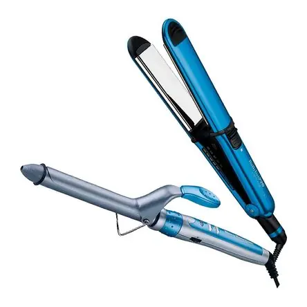 Combo BabylissPRO Alisadora Optima 3300 BBC3300TPE y Rizador Nano Titanium BABNT100SPE Quantità Limitata