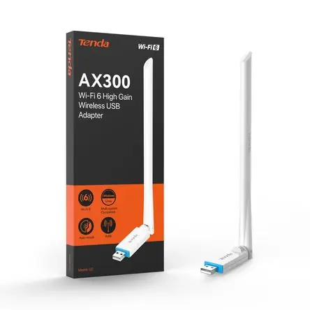 Tenda Adaptador USB inalámbrico de alta ganancia AX300 Nuovo Arrivo